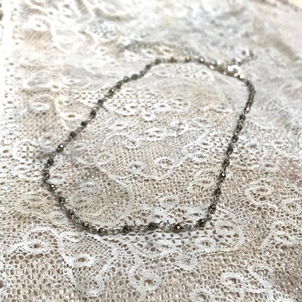 "Pyrite" Rosary chain | 925 Silver