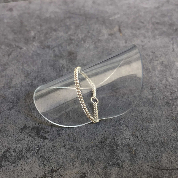 'Curb' chain ring | 925 Silver