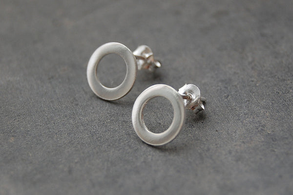 circle earstuds | 925 silver