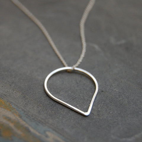 'droplet' ring | 925 silver necklace