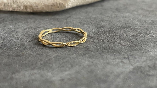 'shallot' ring | 24k gold-plated