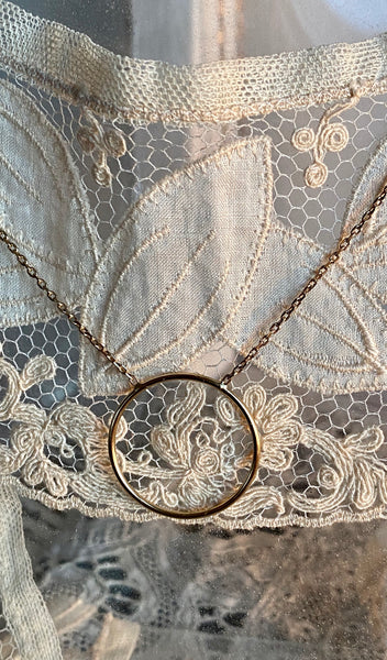 ‚Oda’ necklace ( 925 silver - 24 k goldplated )