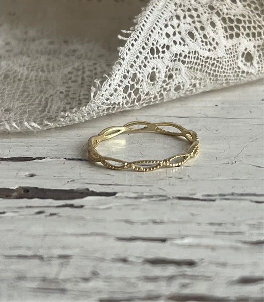 'shallot' ring | 24k gold-plated