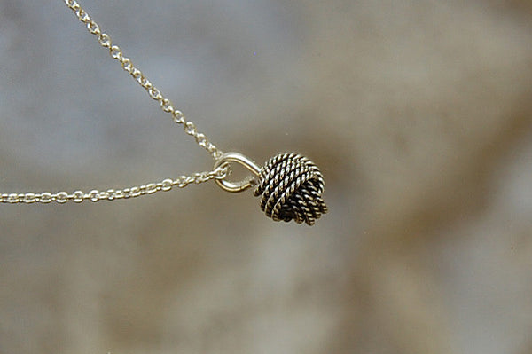 knot small necklace | 925 silver