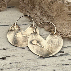 “Vera” earrings | silver patina