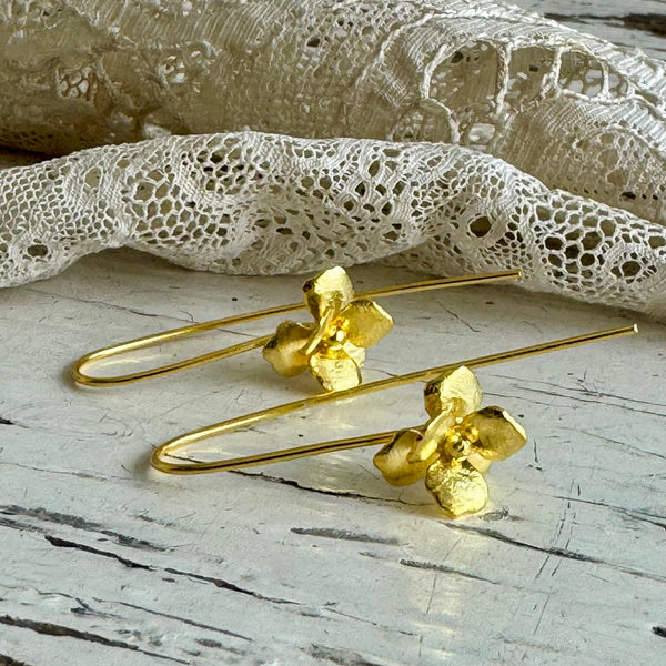 'Flower' Dangle Earrings | 925 Sterling Silver