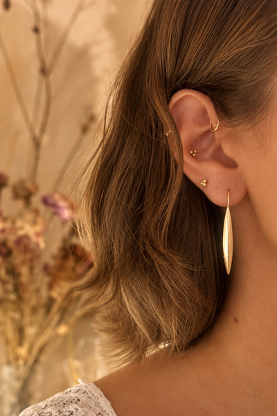 'Spitze' Solid Earring | goldplated