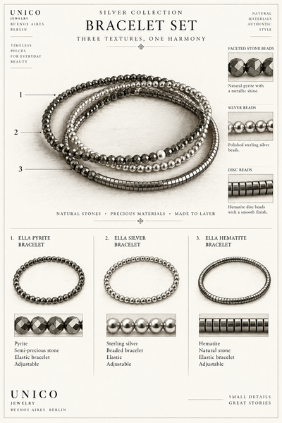 “Pyrite” faceted / stone bracelet