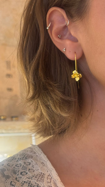 'Flower' Dangle Earrings | 925 Sterling Silver