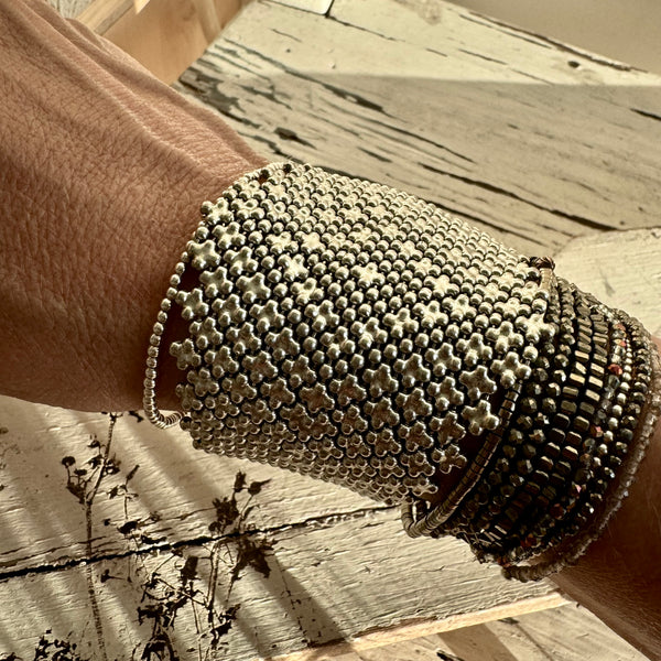 'Brazilia' bracelet | silver plated brass