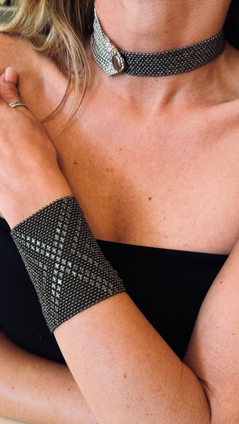 'Brazilia’ Bracelet - dark oxidazed