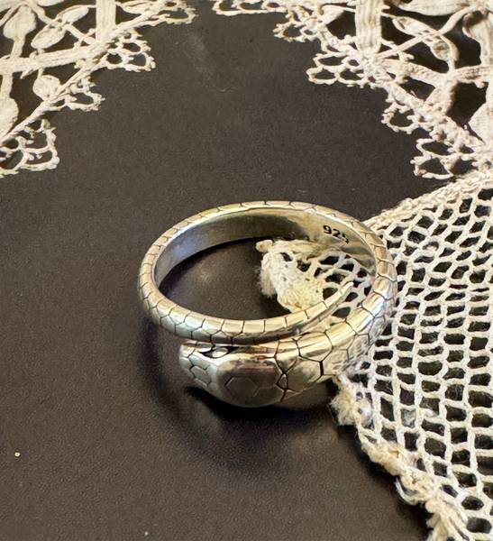 Snake ring / silver 925
