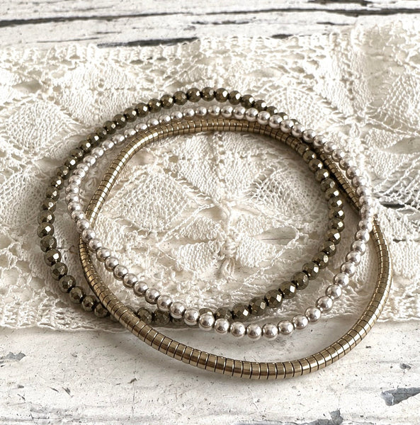 Pyrite Ella | Stone bracelet