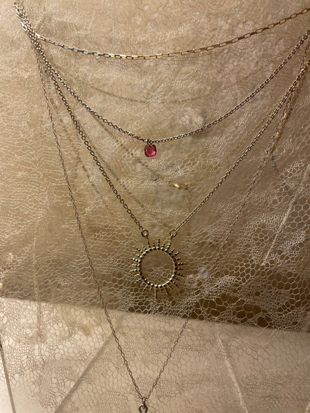 Boho Necklace Sun