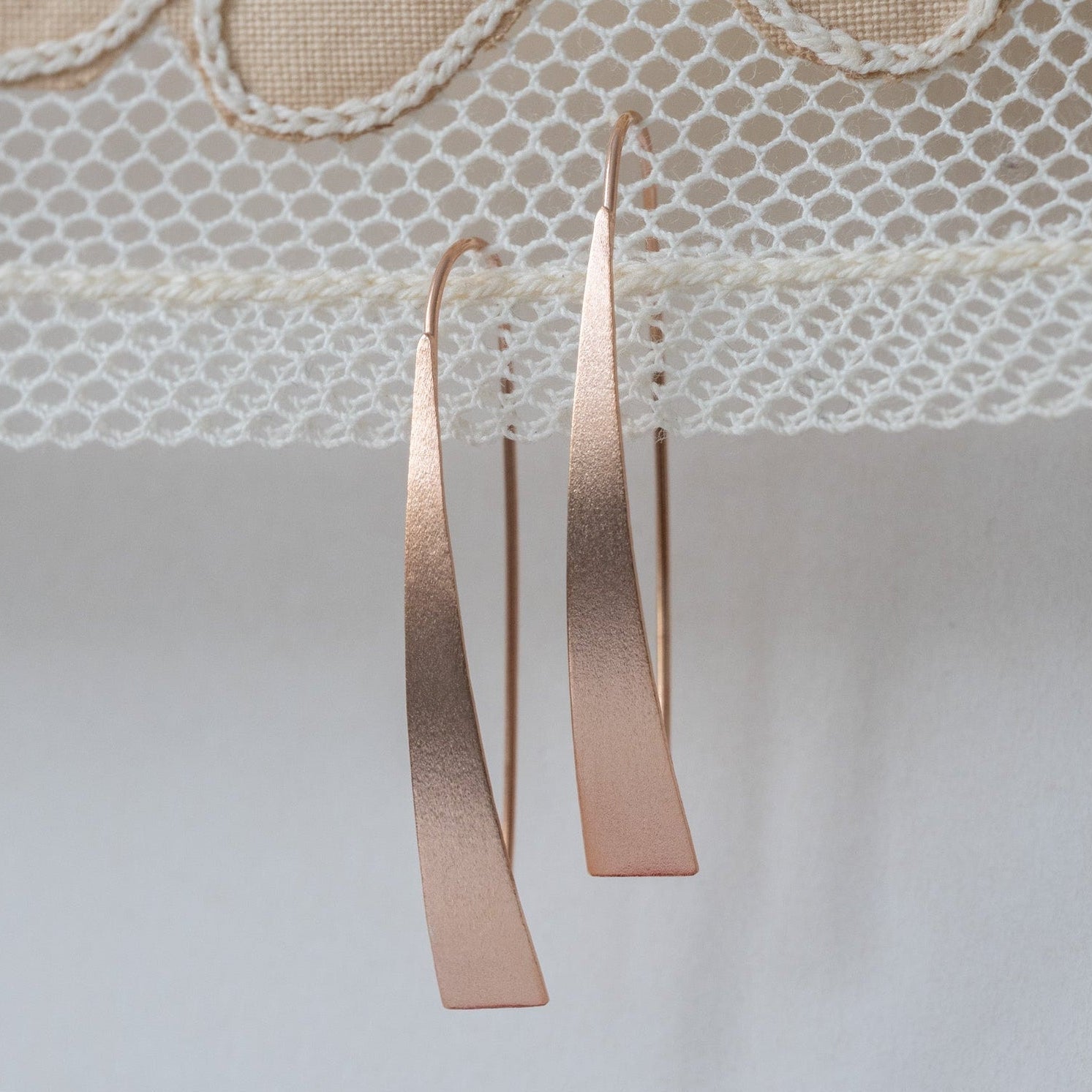 "Lea " earring / rose gold