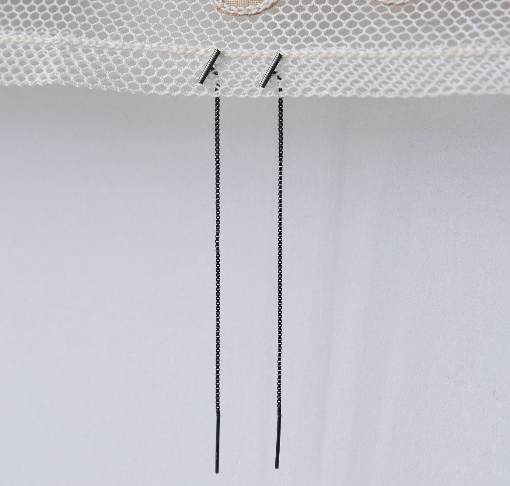 'Tess´ Earchain / oxid. 925 silver