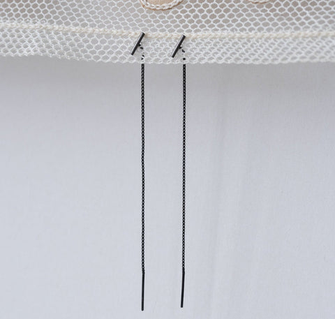 'Tess´ Earchain / oxid. 925 silver