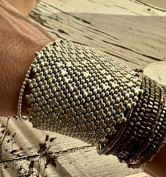 'Brazilia' bracelet | silver plated brass