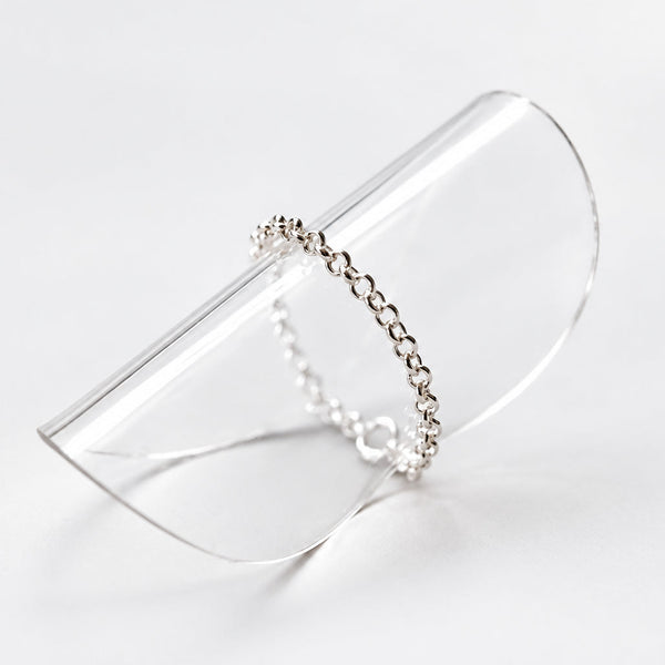 'trace' chain ring | 925 silver