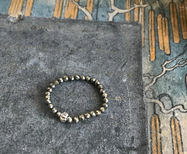 'Pyrite' Ella | Adjustable ring