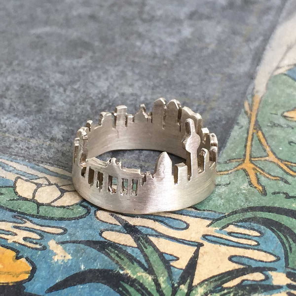 'berlin silhouette' ring | 925 silver