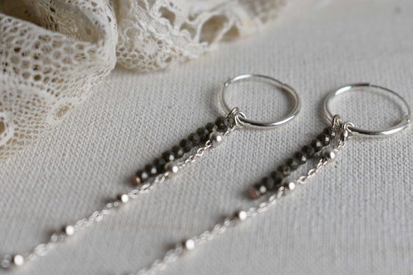 'lily' hoops | 925 silver| 11mm