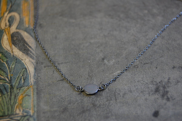 'disc' necklace | 925 silver