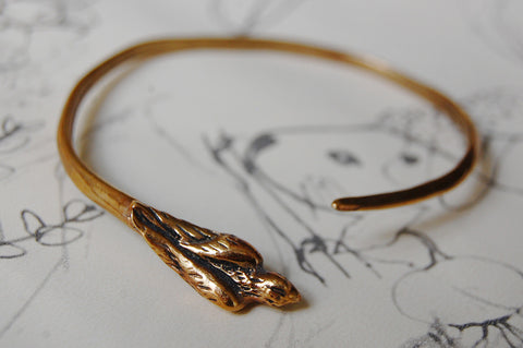 'Vintage bird' bracelet | Bronze