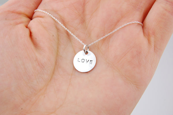 'love coin' necklace | 925 silver