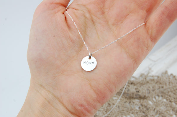 'hope’ necklace | 925 silver