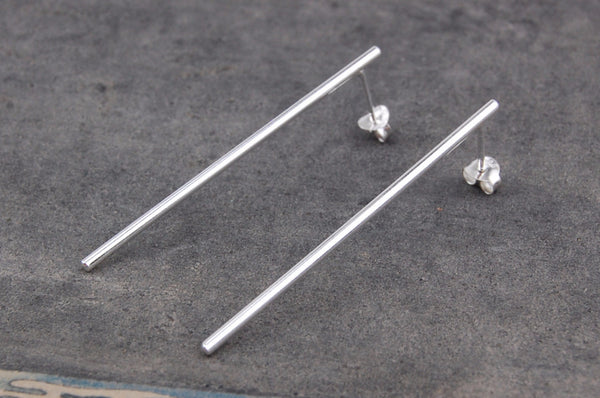 long bar earrings | 925 silver