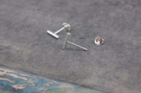 small stick earstuds | 925 silver