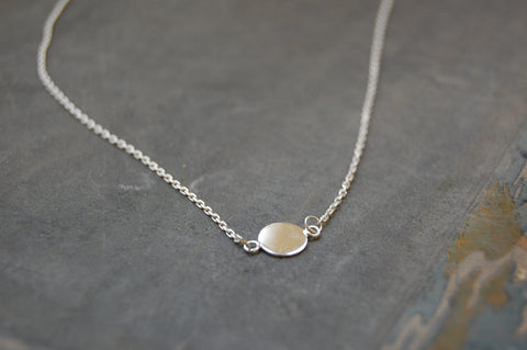'Disc' necklace | 925 Silver