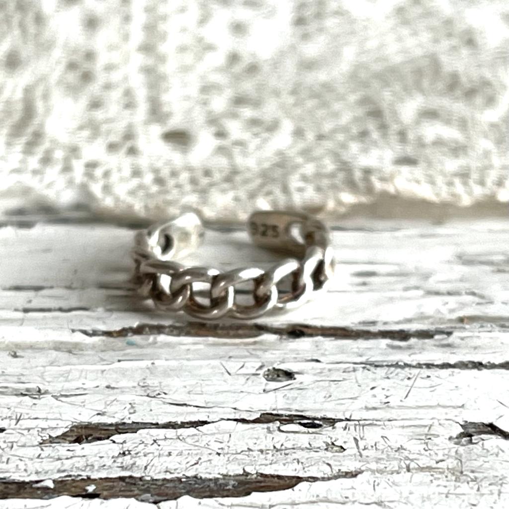 'tiny chain' earcuff | 925 silver & silver gold-plated