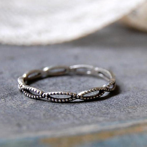 'shallot‘ ring | 925 silver