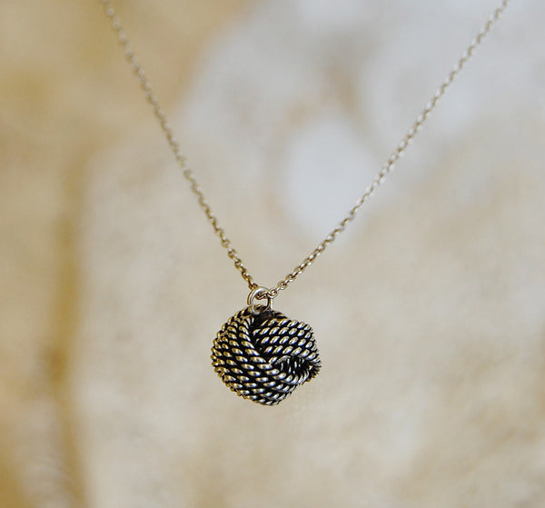 knot large necklace | 925 silver
