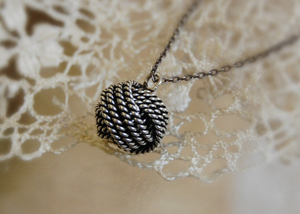 knot large necklace | 925 silver