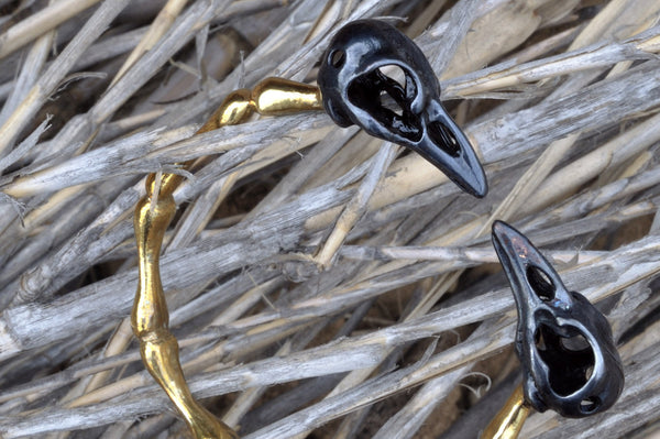 'Bird skulls' bracelet | Bronze