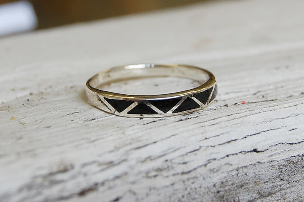 onyx | rings set | 925 silver