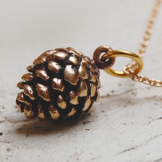 Pinecone necklace meaning deals