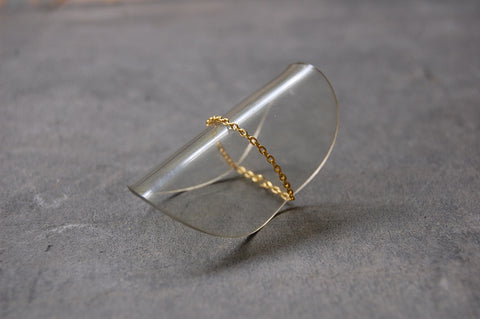 'Classic' chain ring | 24k Gold-plated