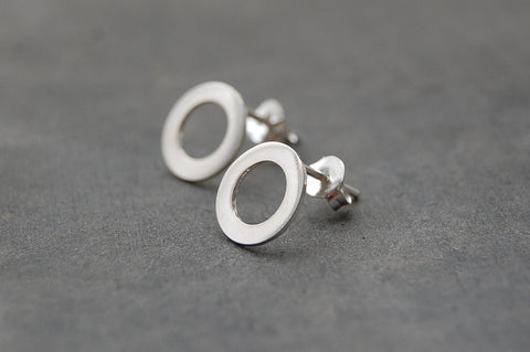 circle earstuds | 925 silver