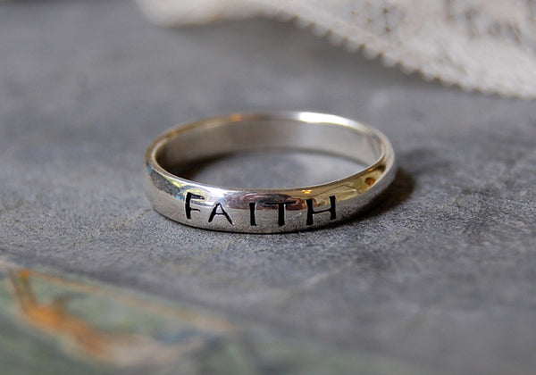 'faith' ring | 925 silver