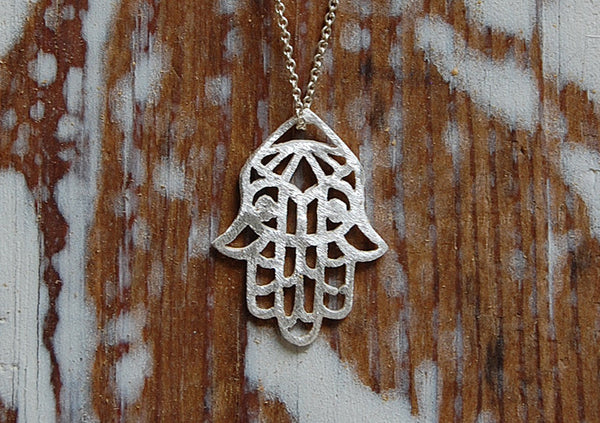 'hamsa' necklace | 925 silver