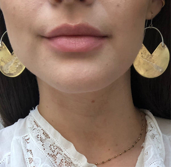 “Vera” earrings | silver patina