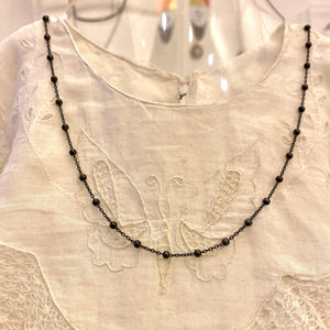 'rosario' necklace | 925 silver oxidized