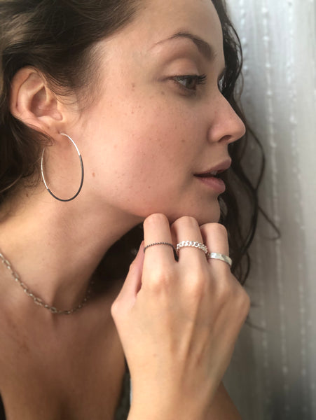 'curb’’ chain ring | silver 925
