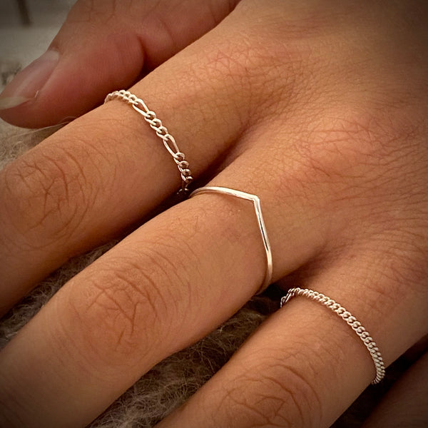 'figaro' chain ring | 925 silver