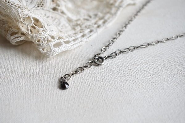 onyx | ‘braided' chain choker | 925 silver