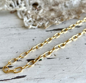 'Thick chain' bracelet | 24K Gold plated